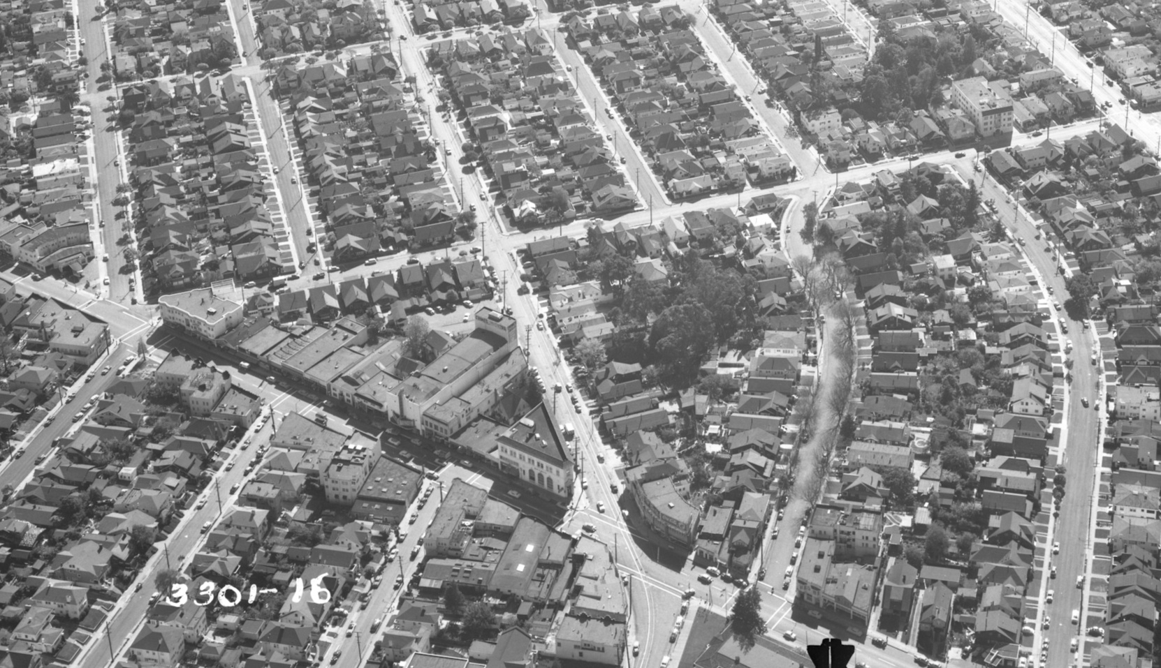 Shafter Avenue Architecture II West Intersection with College East